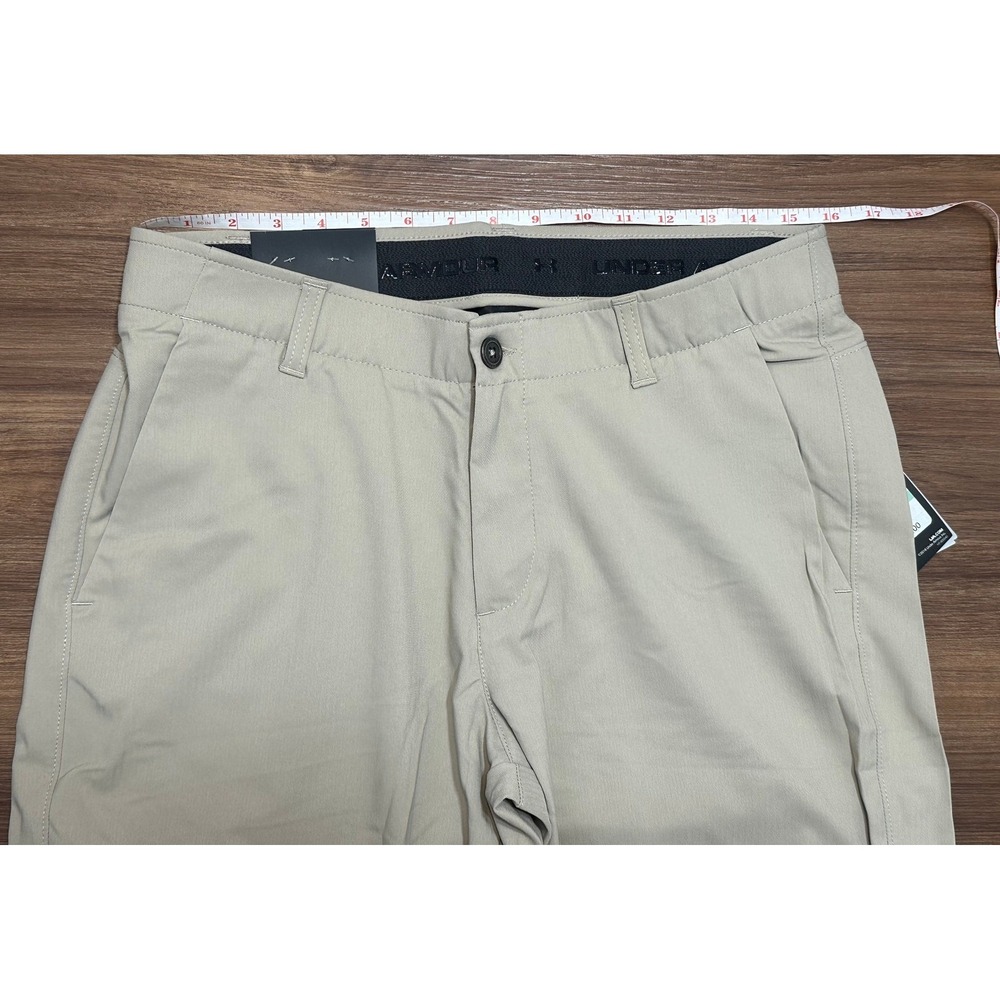 Under Armour Mens Showdown Golf Pants Khaki Tapered Leg (1309546-299) Sz 34x36 - Picture 6 of 10